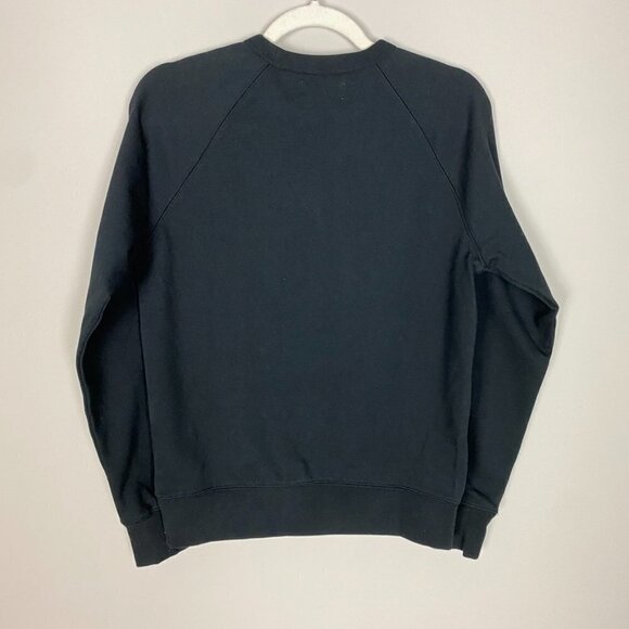 Everlane The Classic French Terry Crew Neck Sweatshirt Black Unisex XXS - Picture 8 of 8